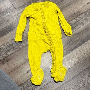 Posh Peanut Yellow Kids Footie Pajama